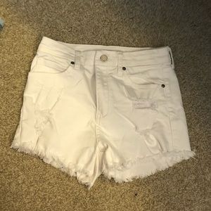 JBD white jean shorts XS